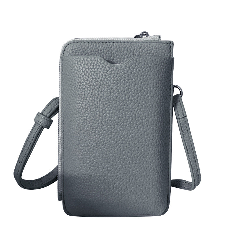 Women's Summer Leather Mobile Cowhide Niche Mini Phone Bags