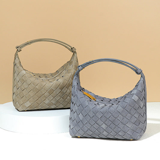 Women's Lunch Box Niche Design Frosted Material Handbags