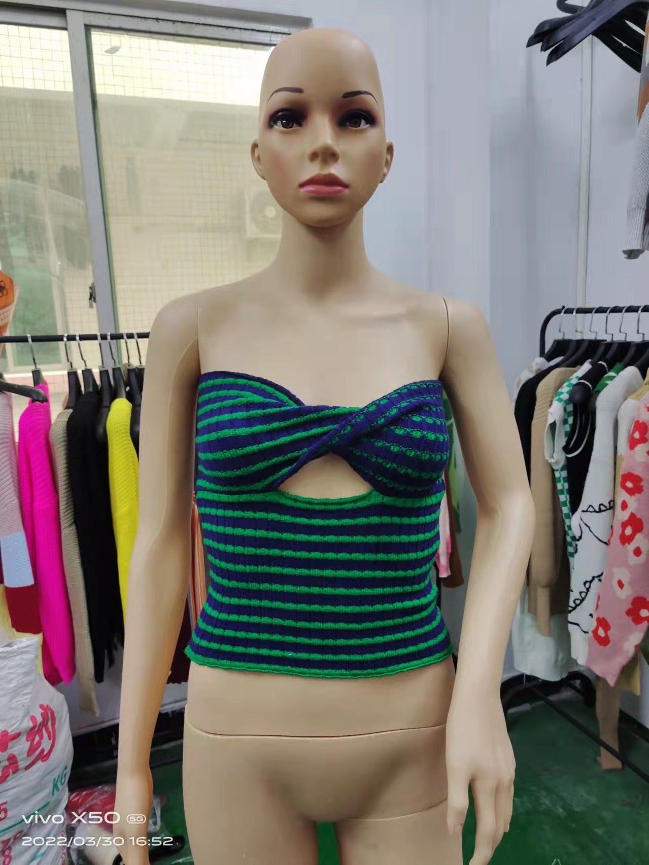 Women's Sexy Stripes Bandeau Tube Camisole Clothing