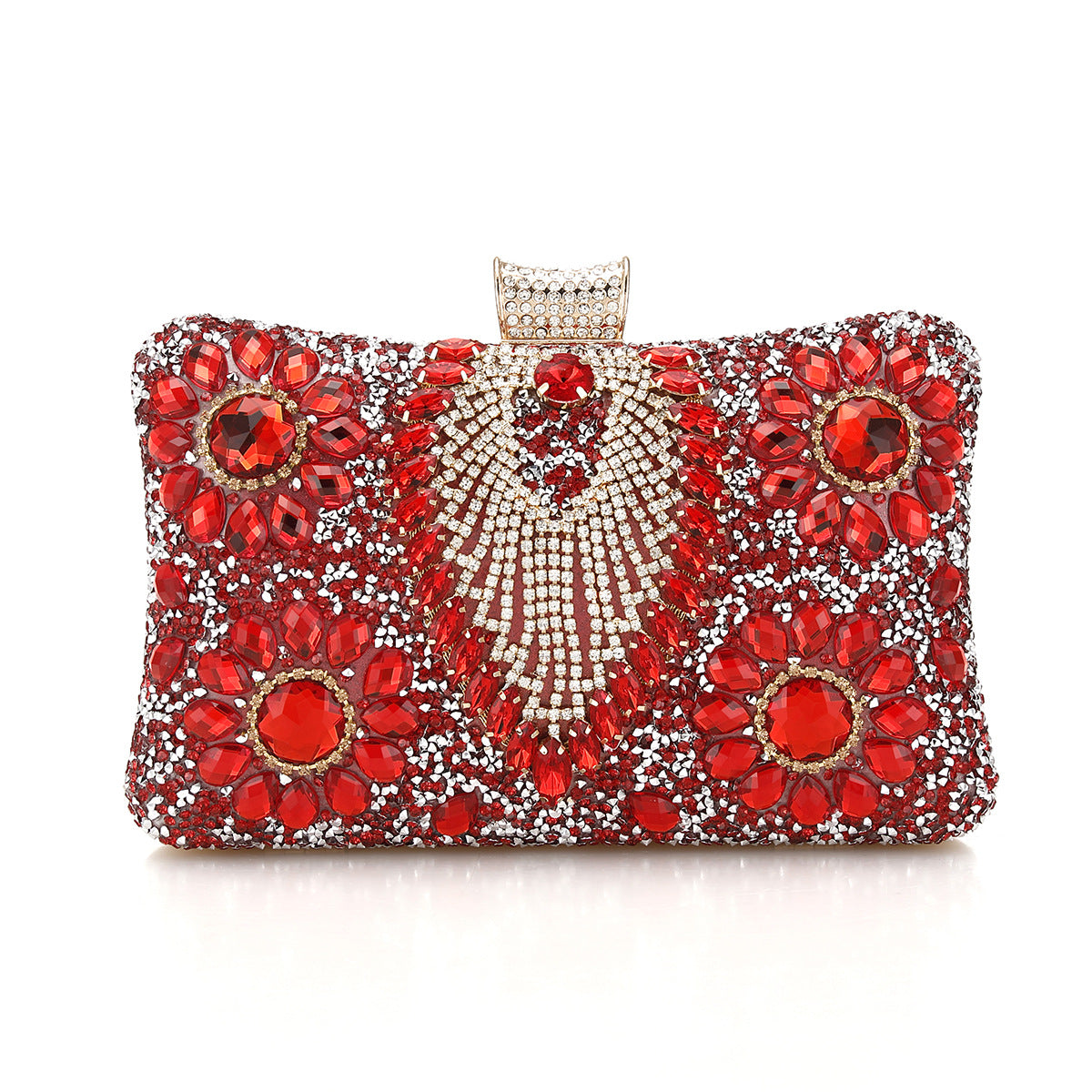 Women's Dinner Clothing Inlaid Portable Clutch Bags