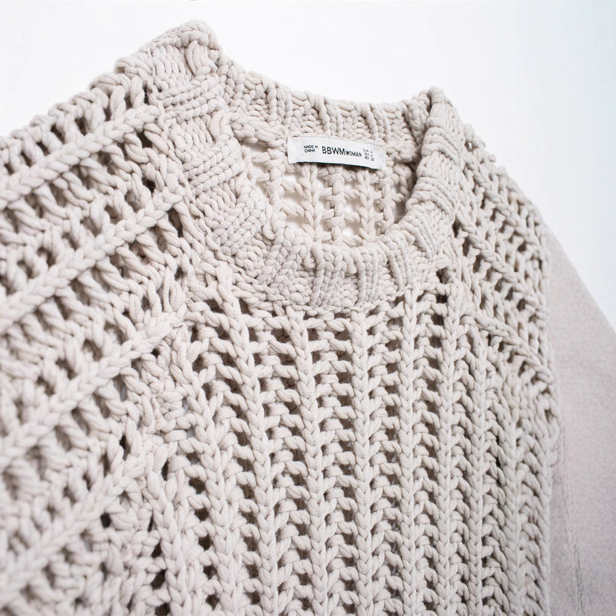 Women's Fashion Side Strap Thick Needle Sweaters