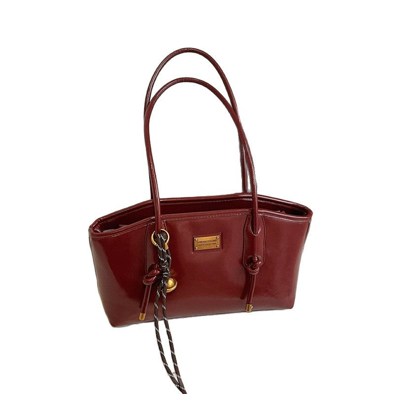 Women's French Retro Underarm Winter Fashion Versatile Large Capacity Shoulder Bags