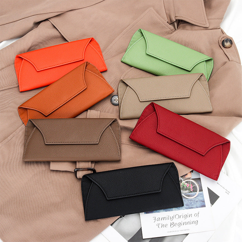 Women's Long Genuine Leather Niche Design Simple Ladies Wallets