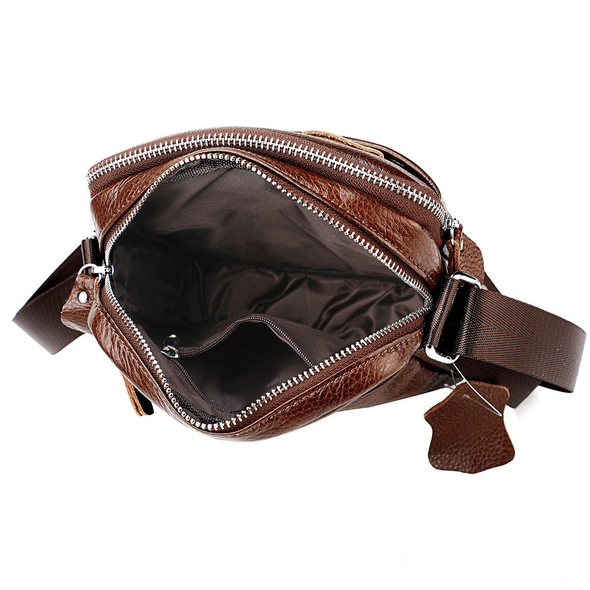 Men's First Layer Cowhide Large Capacity Bags