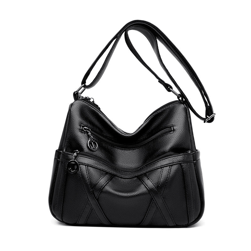 Women's Large Capacity Soft Leather Fashion Crossbody Bags