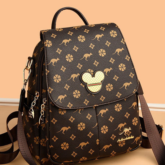 Women's Korean Style Presbyopic Fashion Large Capacity Backpacks