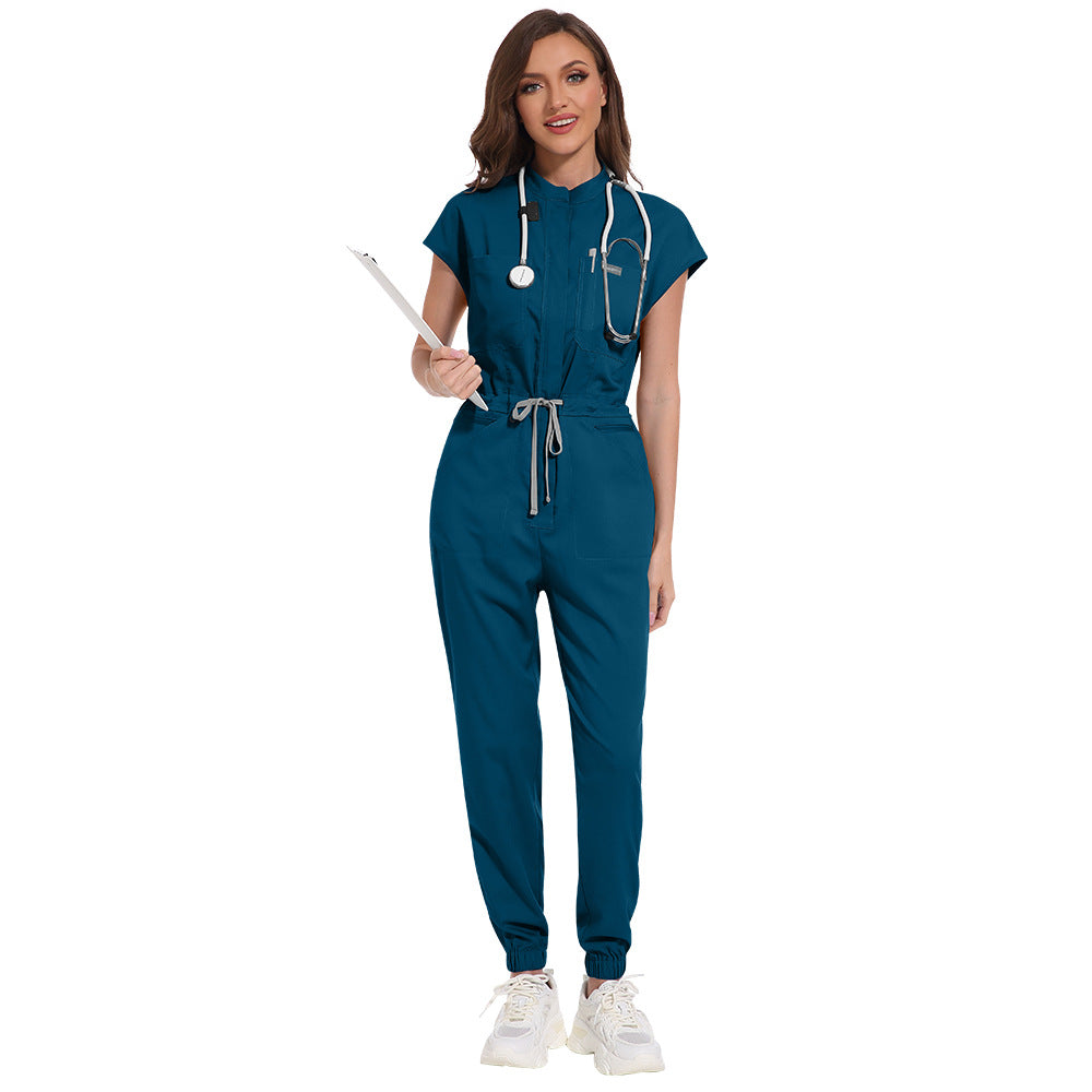 Women's & Men's & Pocket Stand Collar High Quality Operating Room Uniform