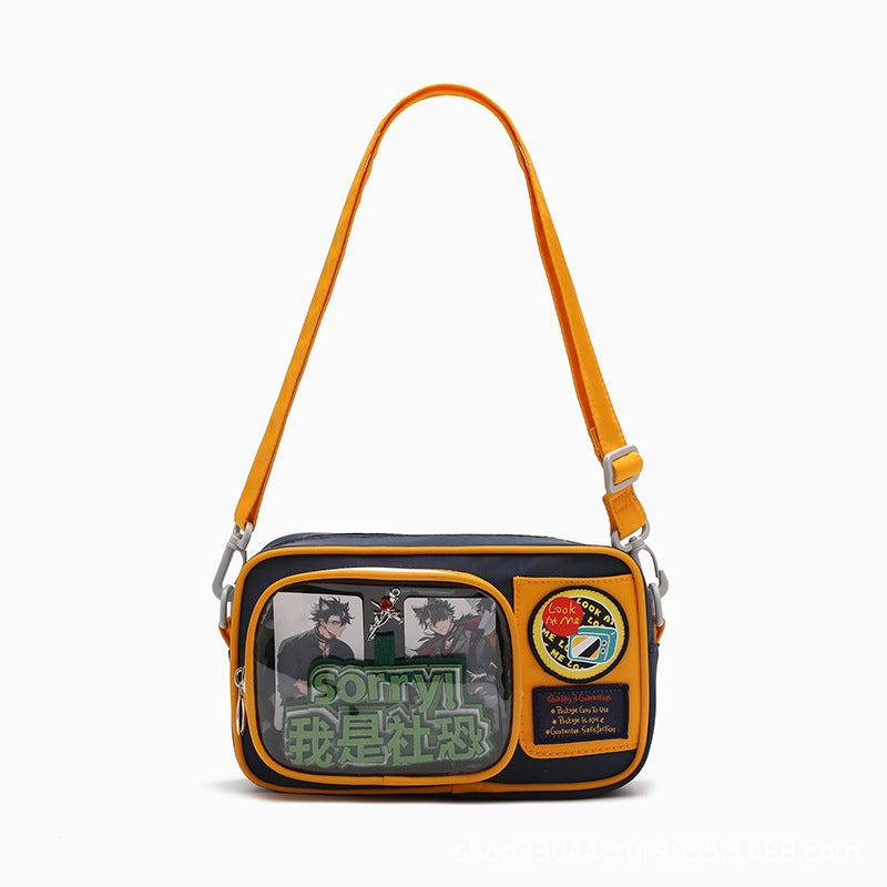 Transparent Doll Bar Daily Snack Cartoon Small Square Bags