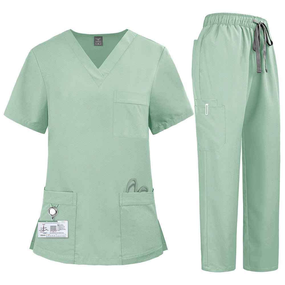 Women's & Men's & Stretch Hand Washing Doctor Two-piece Uniform