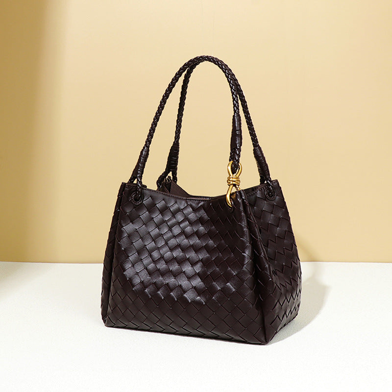 Woven Parachute Large Capacity Commuter Open Handbags