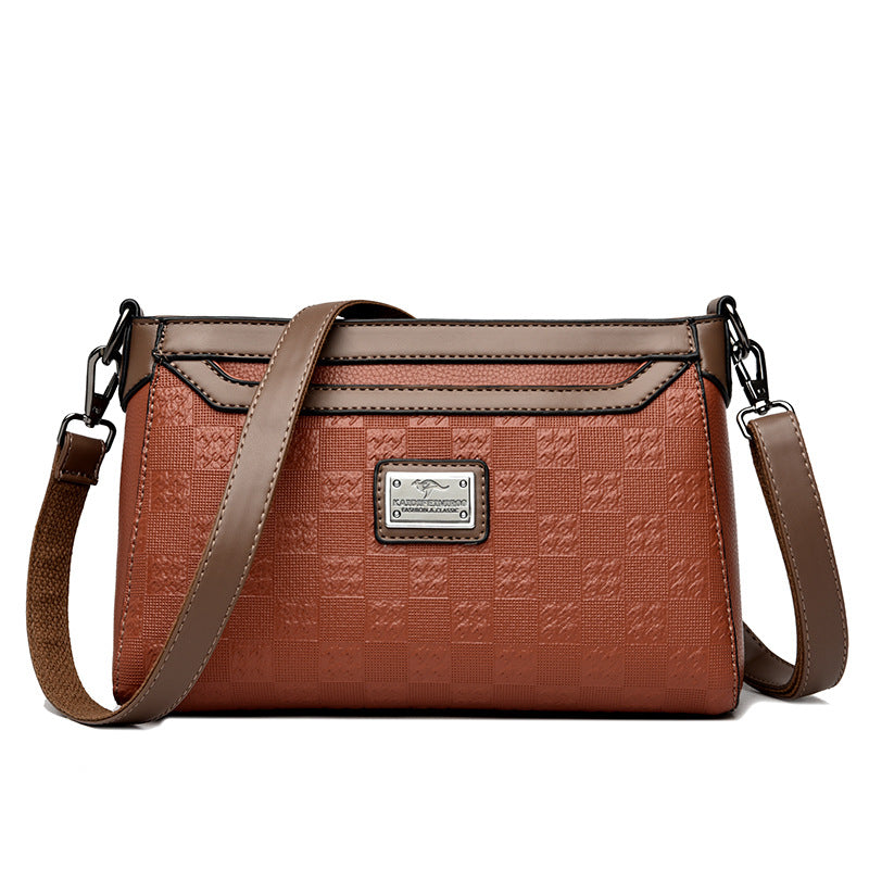 Women's Slouchy Elegant Fashion Rhombus Printed Crossbody Bags