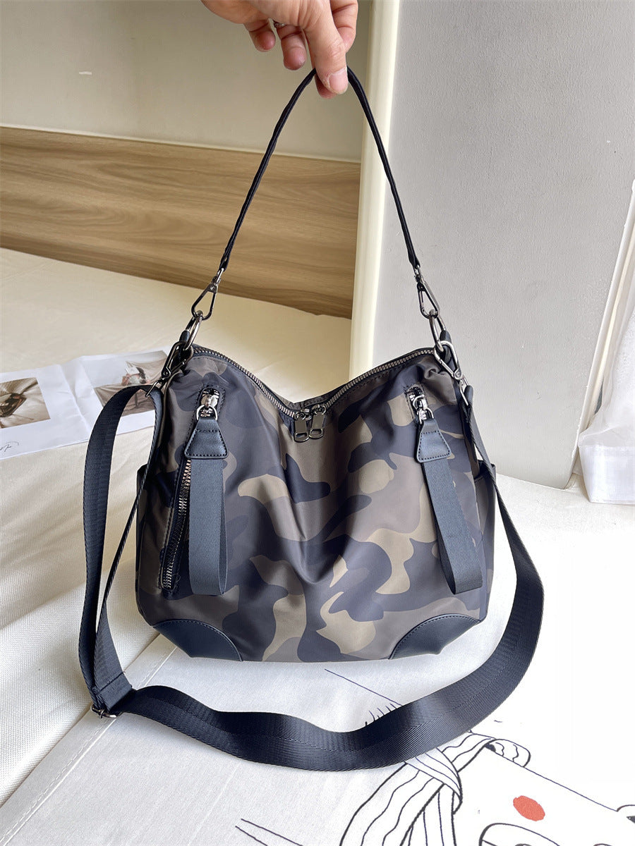 Women's Lightweight Nylon Cloth Waterproof Leisure Korean Tote Bags