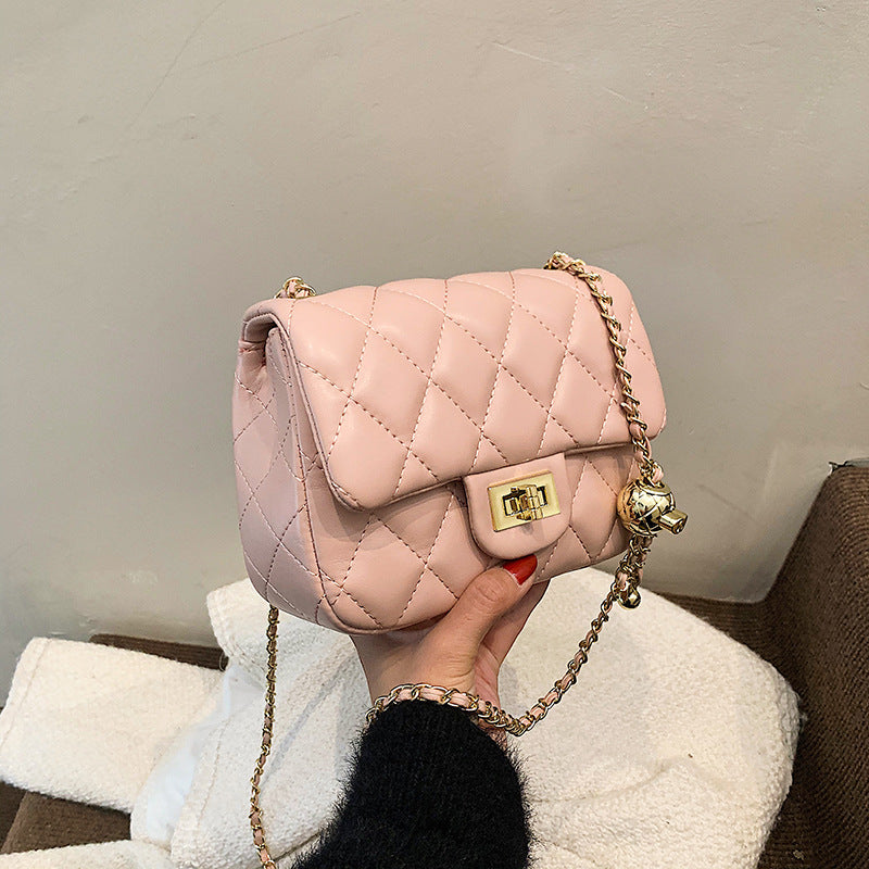 Women's Summer Popular Rhombus Chain Fashion Simple Shoulder Bags
