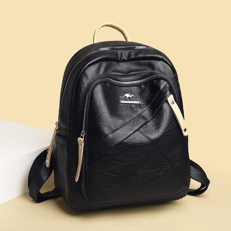 Women's Lychee Pattern Fashion Large Capacity Trends Backpacks