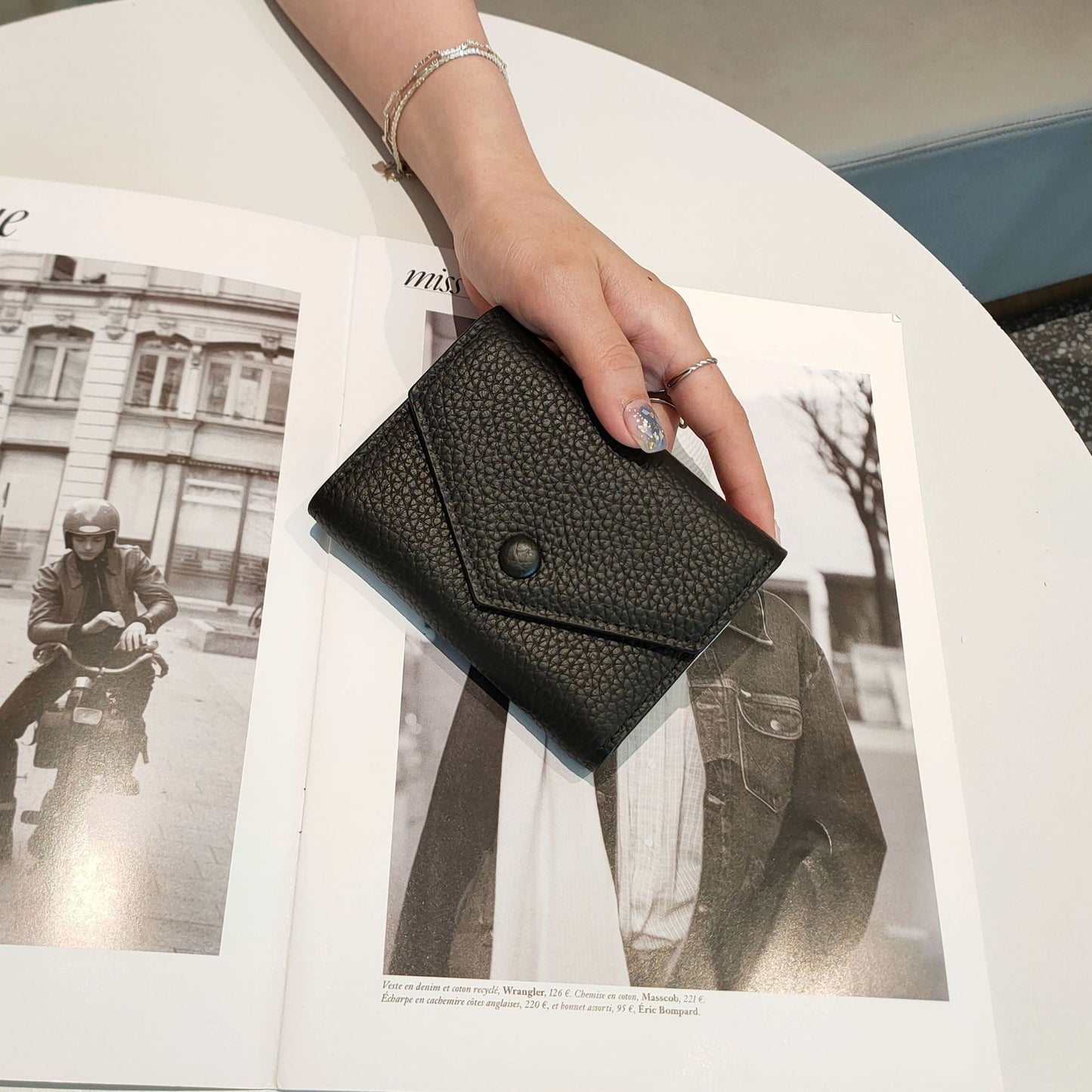 Women's Style Trendy First Layer Cowhide High Ladies Wallets