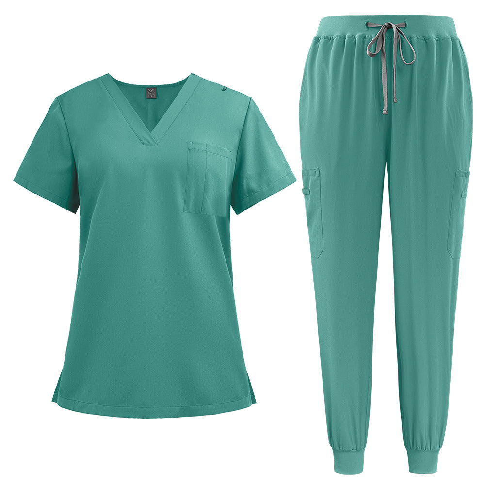 Men's Washing Split Frosted Jogging Oral Clinic Medical Uniform