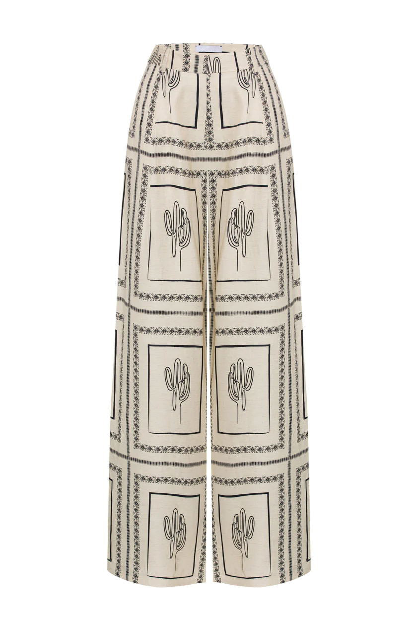Printed Long-sleeved Shirt Trousers Two-piece Home Suits