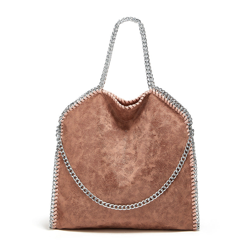 Women's Unique Chain Fashion Simple Folding Handbags