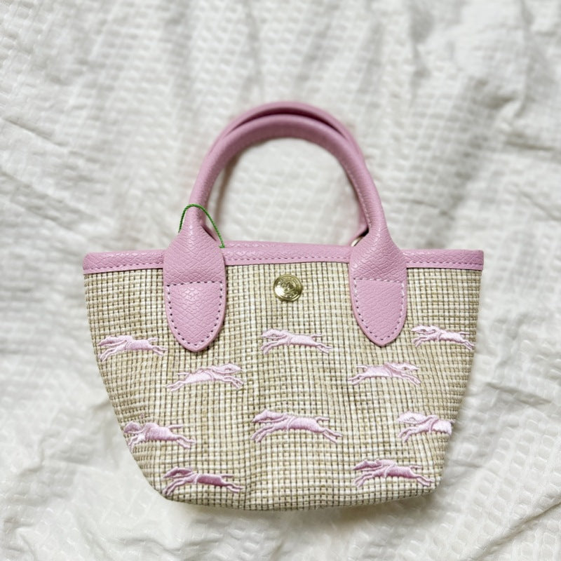 Innovative Classy Glamorous Straw Mini Basket Crossbody Bags