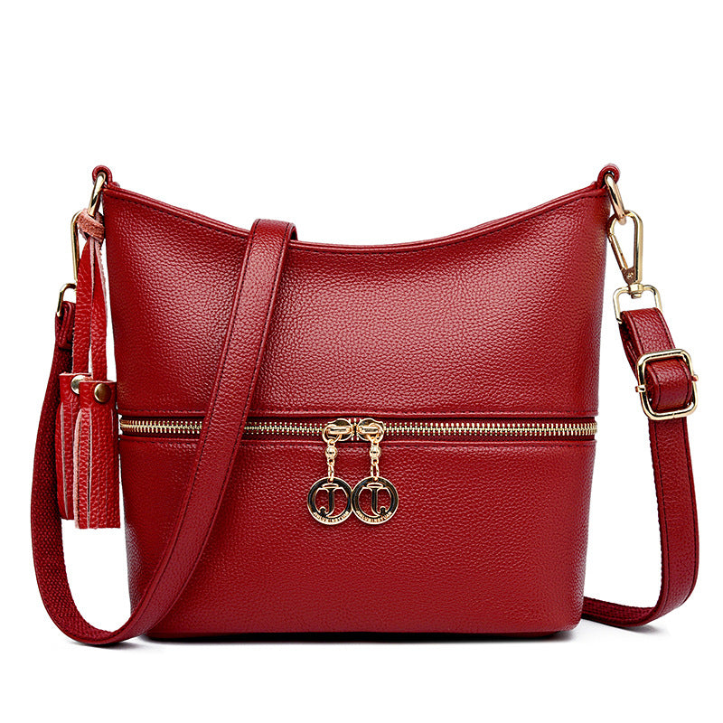 Women's Large Capacity High-grade Versatile Texture Tassel Crossbody Bags