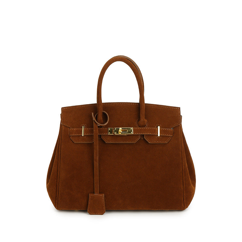 Women's Mild Luxury Retro Portable Platinum Large Tote Bags