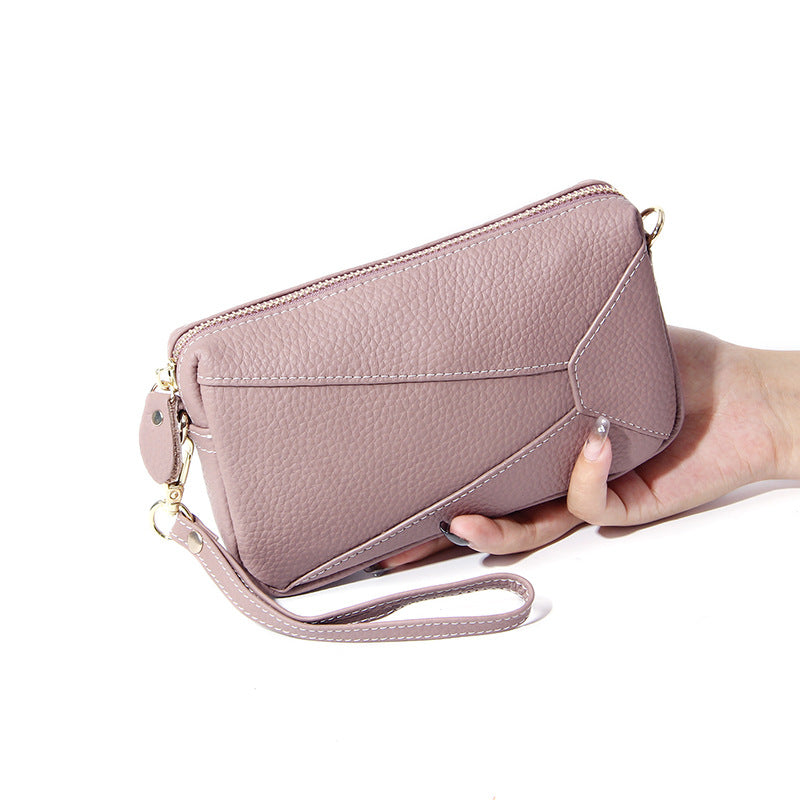 Women's Top Layer Cowhide High Sense Real Leather Long Ladies Wallets