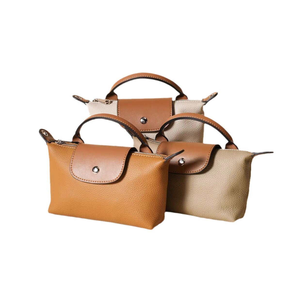 Women's Light Luxury Minority First Layer Leather Purses