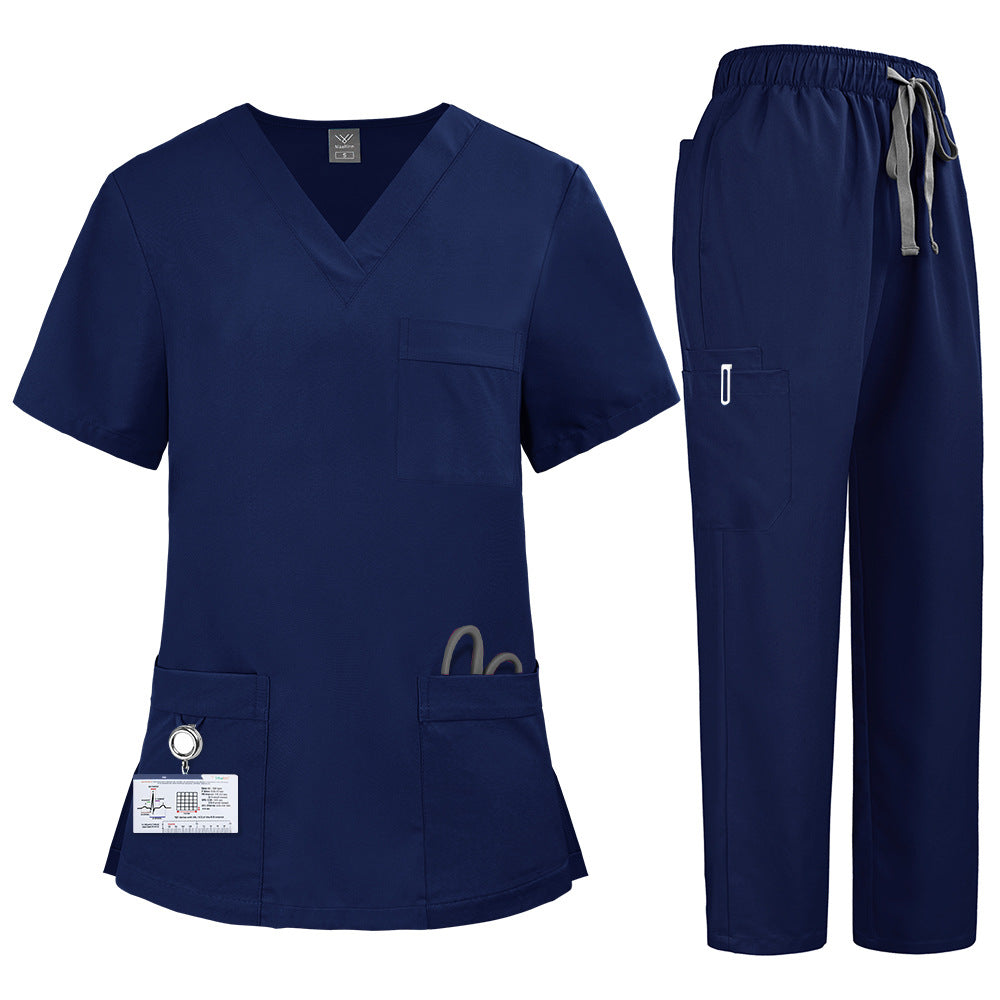 Women's & Men's & Stretch Hand Washing Doctor Two-piece Uniform