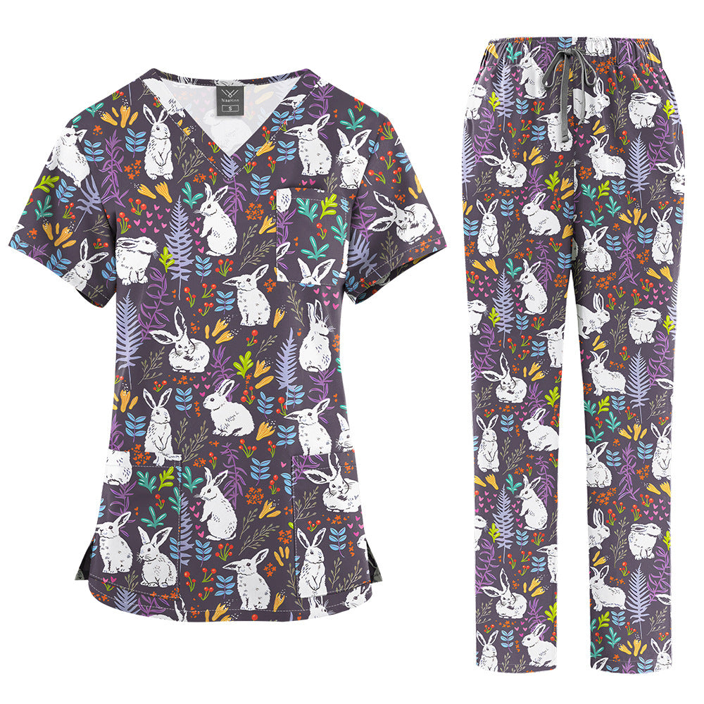 Thin Comfortable Breathable Doctor Nurse Medical Uniform