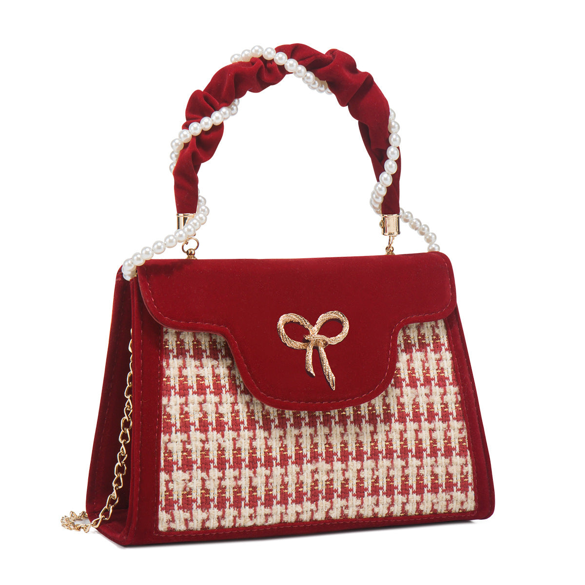 Women's Summer Red Wedding Capacity Hand Bridal Handbags