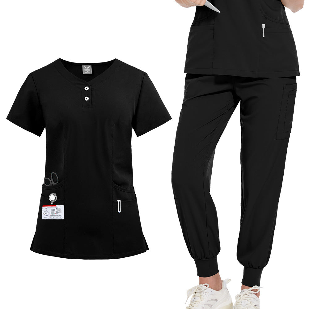 Women's & Men's Doctors Nurses Hand Washing Solid Color Uniform