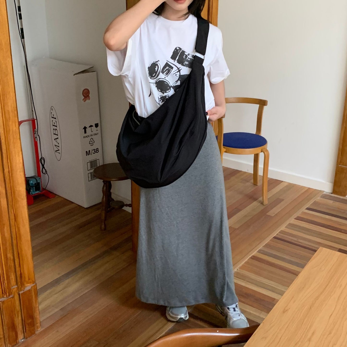 Women's Large Capacity Dumpling Nylon Fashion Crossbody Bags