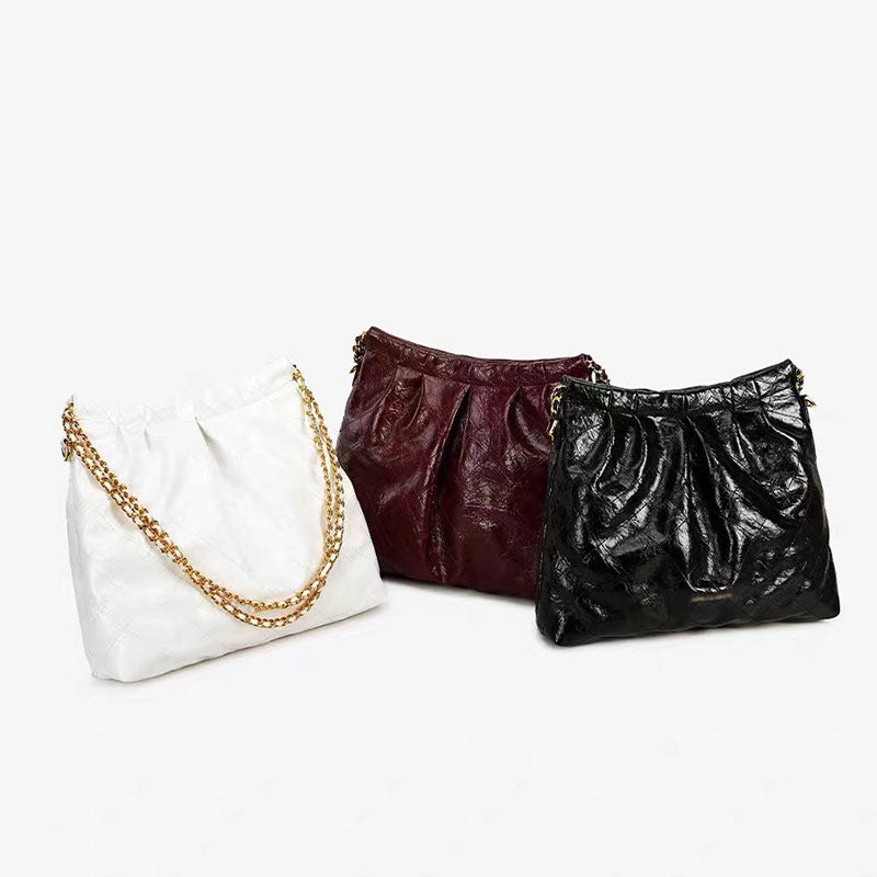 Women's Mother Chain Large Capacity Garbage Minority Tote Bags