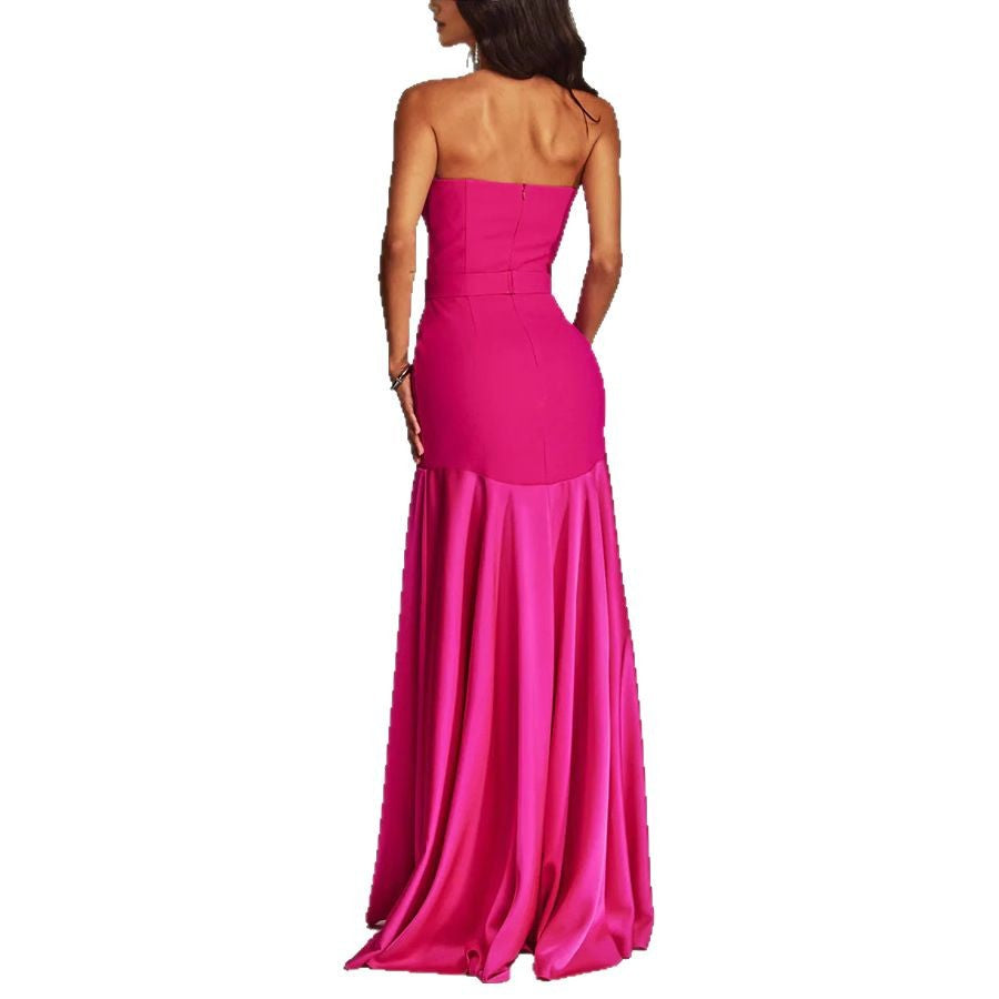 Women's Stitching Dress Casual Party Sleeveless For Dresses