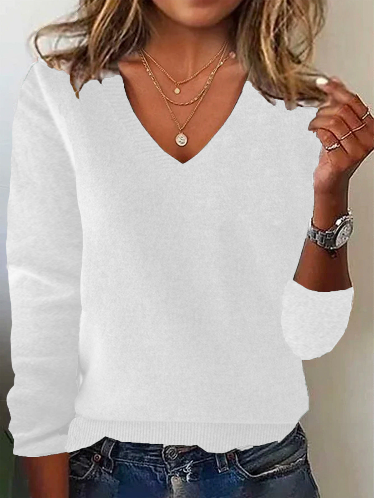 Pretty Spring Loose Temperament Wool Pullover Sweaters