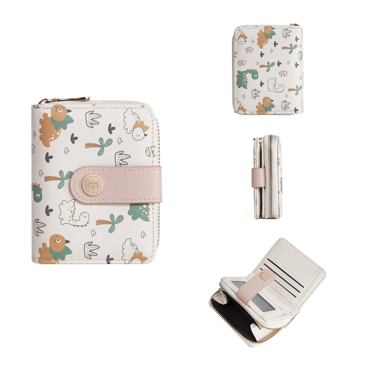 Women's Bear Printed Short High Sense Ladies Wallet