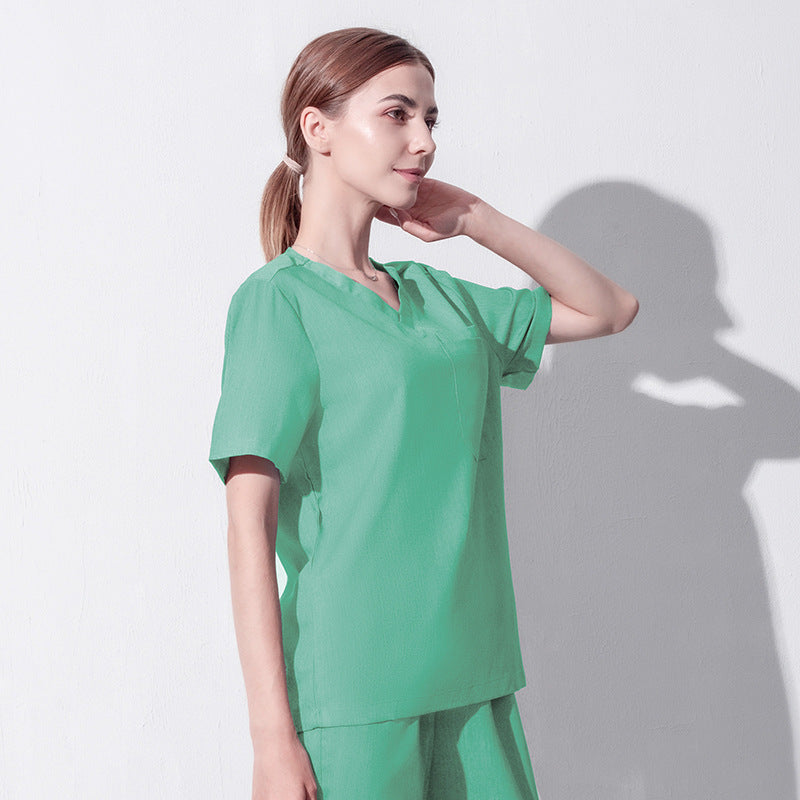 Work Clothes Elastic Operating Gown Sleeve Pet Beauty Uniform