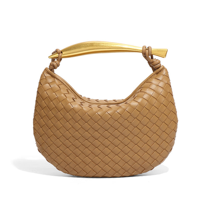 Women's Woven Sardine Simple Fashion Metal Portable Shoulder Bags