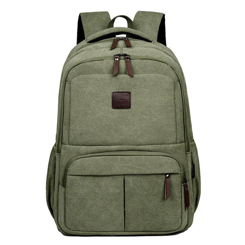 Men's Retro Large Capacity Leisure Trendy Canvas Backpacks