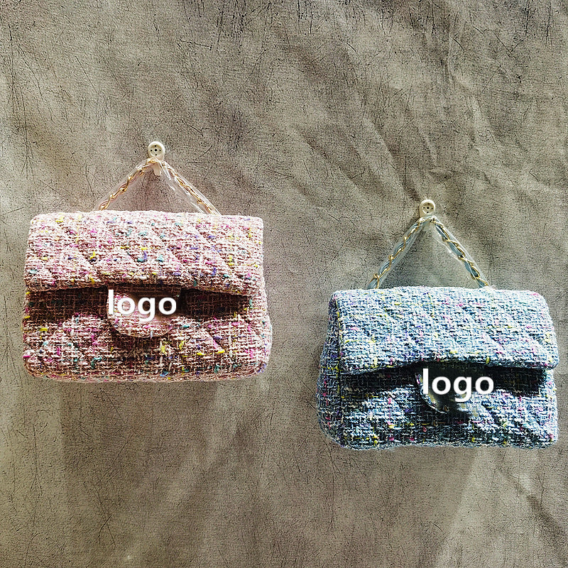 Women's Style Fat Chain Hand Rhombus Bags