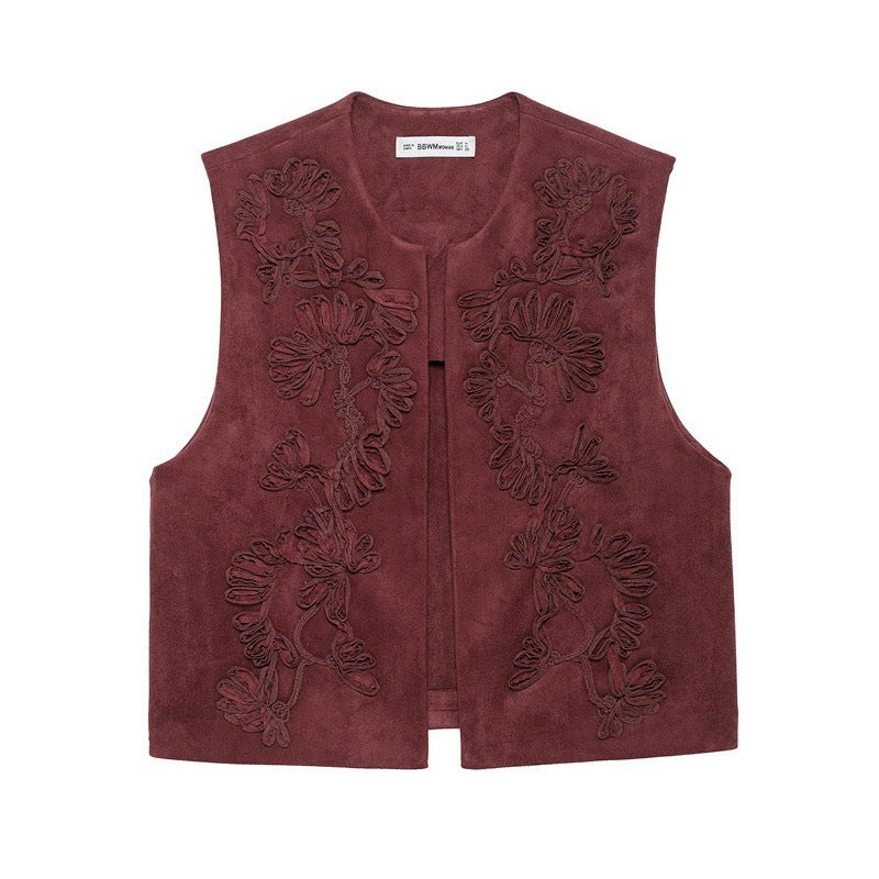 Women's Creative Summer Fashionable Retro Embroidered Vests