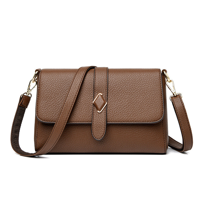Women's Spring Soft Leather Large Capacity Classic Versatile Shoulder Bags