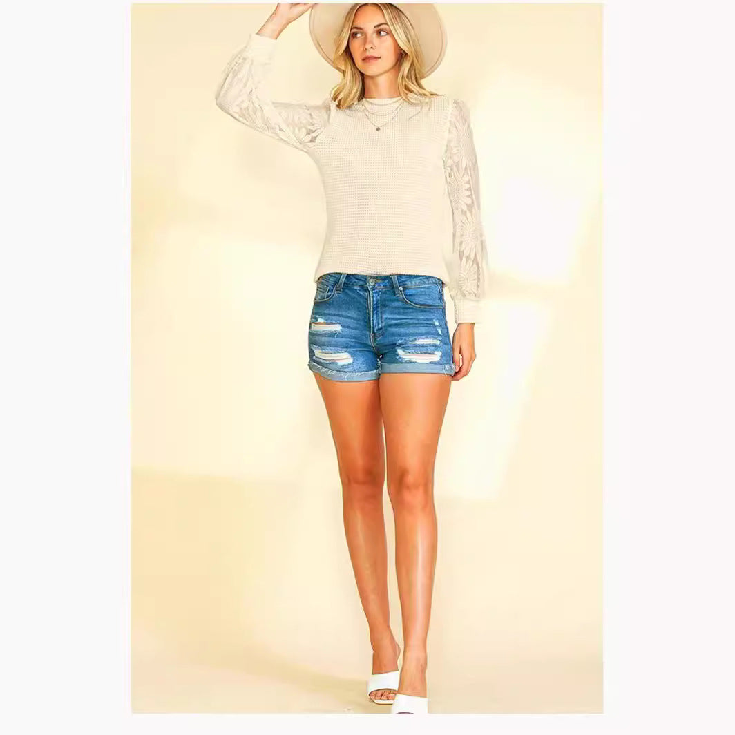 Women's Neck Pullover Autumn Fashion Hundred Pineapple Knitwear
