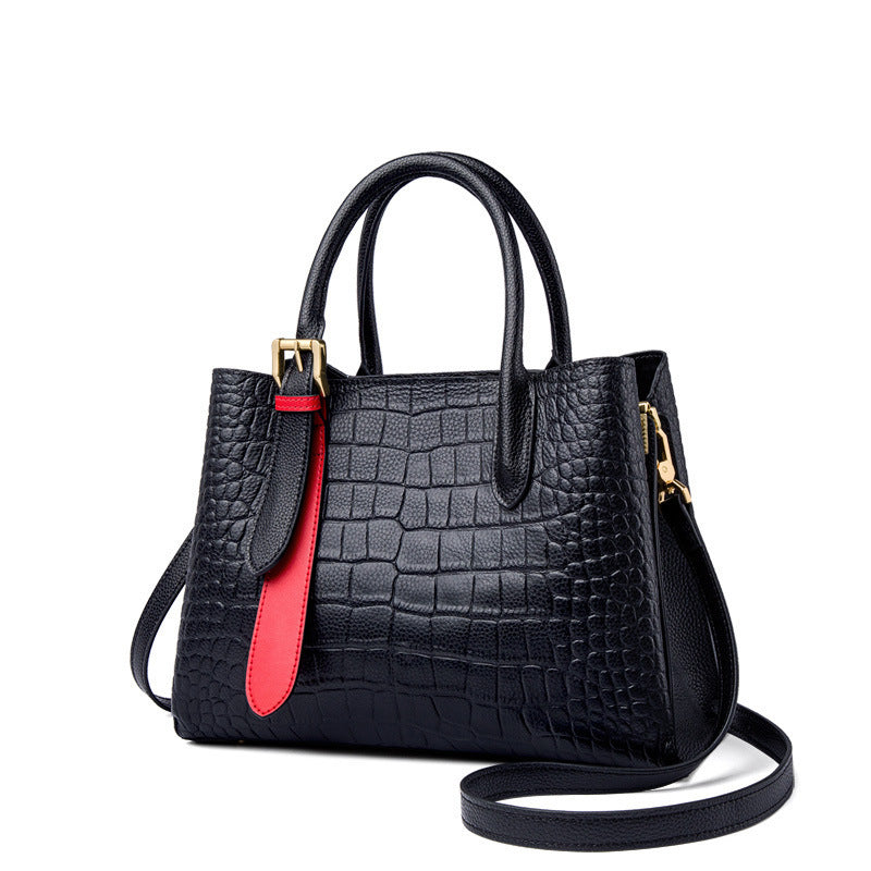 Women's Genuine Leather Large Capacity Fashionable Elegant Handbags
