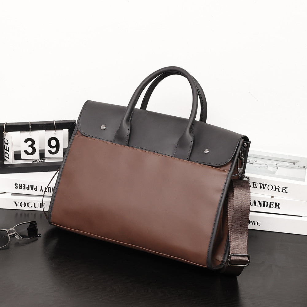 Men's Large Capacity Korean Retro Fashion Men's Briefcases