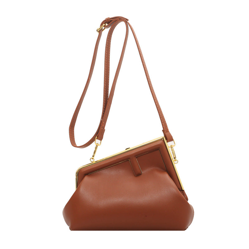 Women's Saddle Fashion Minority Design Advanced Texture Shoulder Bags