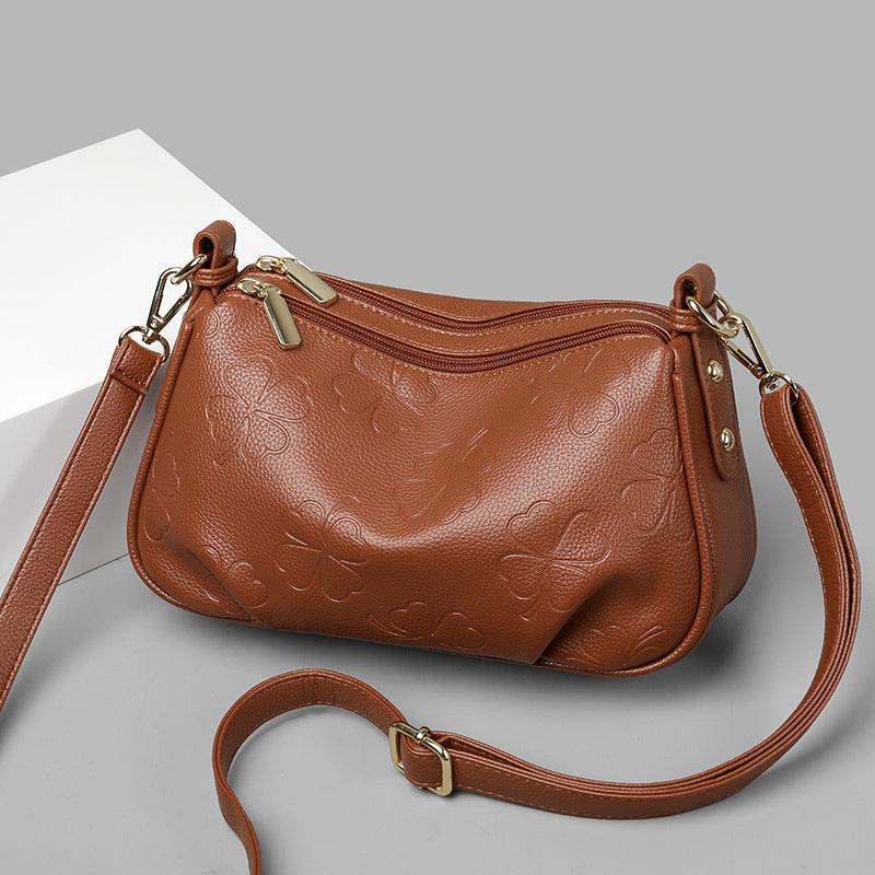 Women's Soft Leather Large Capacity Dumpling Crossbody Bags