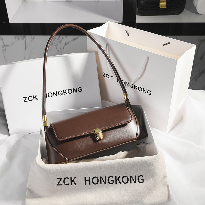 Women's Surrogate Shopping Genuine Leather Trendy Design Shoulder Bags