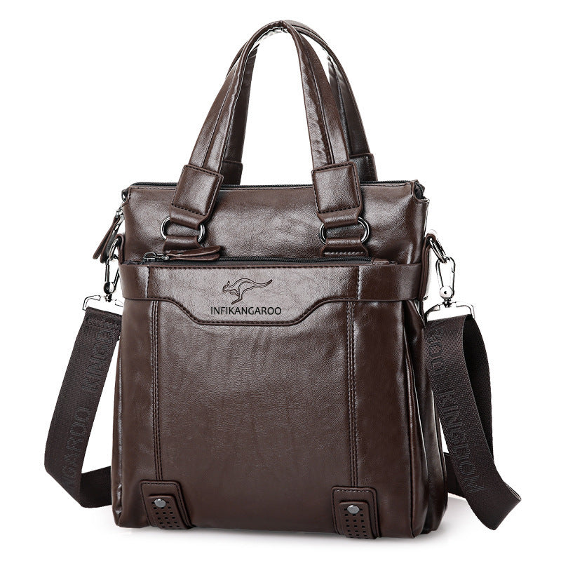 Men's Vertical Large Capacity Business Public Computer Men's Briefcases