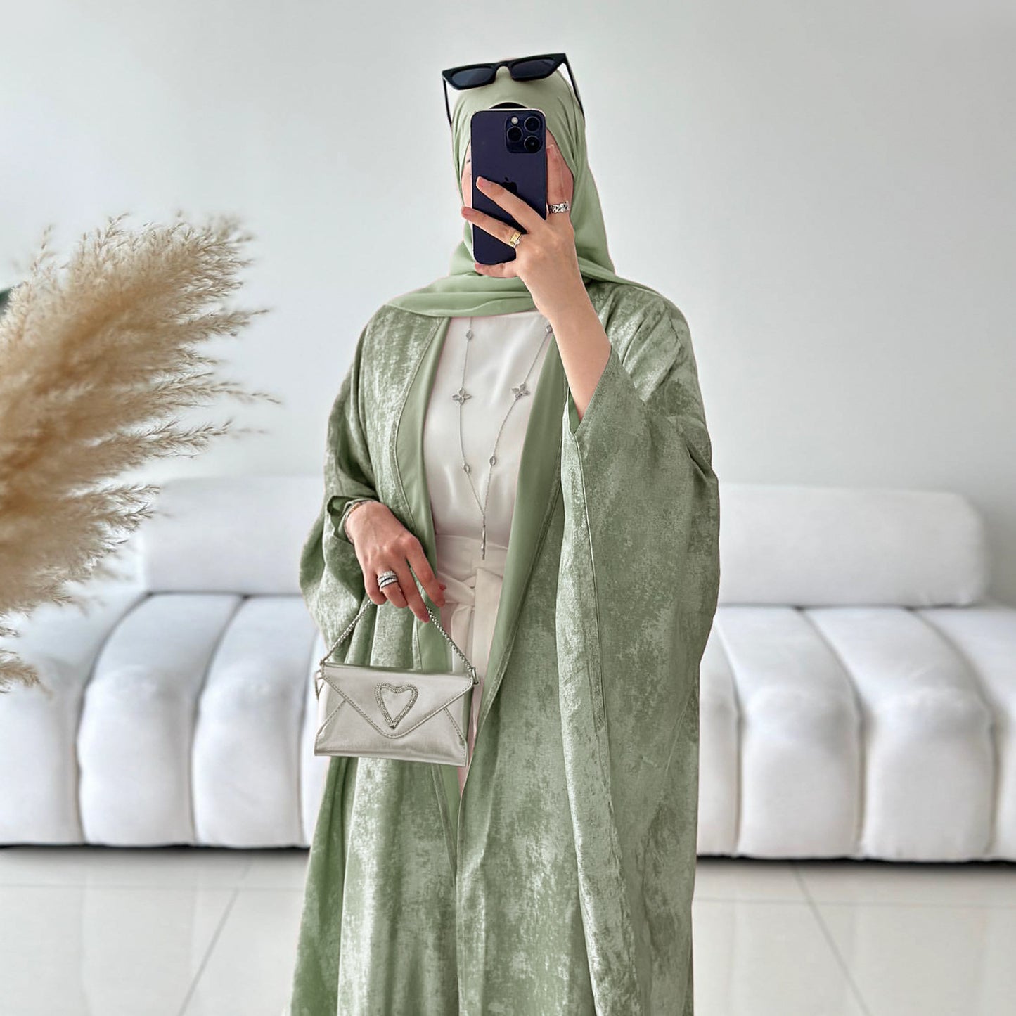 Classic Fashion Stitching Turkish Elegant Robe Clothing